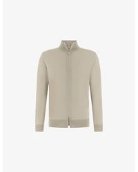 BOGGI - Superfine Wool Knit Full-Zip Jumper - Lyst