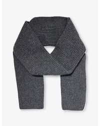 Johnstons of Elgin - Ribbed Cashmere Scarf - Lyst