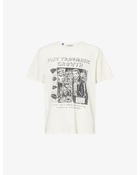 GALLERY DEPT. - Graphic-Print Crewneck Cotton-Jersey T-Shirt - Lyst