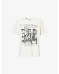 GALLERY DEPT. - Graphic-Print Crewneck Cotton-Jersey T-Shirt - Lyst