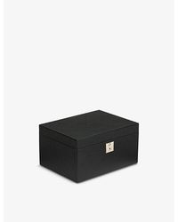 Smythson - Panama 3-drawer Leather Jewellery Box - Lyst