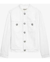 Zadig & Voltaire - Kaely Raw-edge Relaxed-fit Denim Jacket - Lyst
