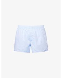Hanro - Fancy Relaxed-Fit Cotton Boxer Shorts - Lyst