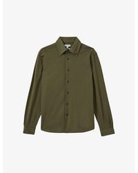 Reiss - Malone Slim-Fit Long-Sleeve Cotton Shirt - Lyst