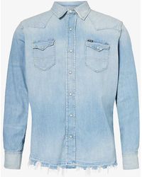 Polo Ralph Lauren - Logo-embroidered Cotton-chambray Shirt - Lyst