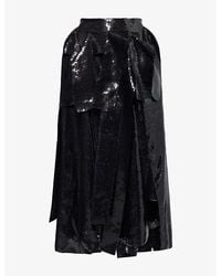 A.W.A.K.E. MODE - Multi-Panel Sequin Woven Maxi Skirt - Lyst