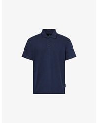 On Shoes - Midnight, Courtside Ribbed-Trim Woven Polo Shirt - Lyst