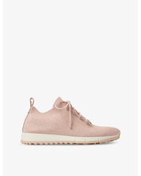 Jimmy Choo - Veles Faux Sequin-Embellished Low-Top Knitted Trainers - Lyst