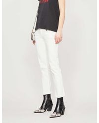 Zadig & Voltaire - Ava Raw-hem Skinny High-rise Jeans - Lyst