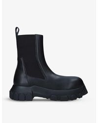 Rick Owens - Bozo Tractor Leather Chelsea Boots - Lyst