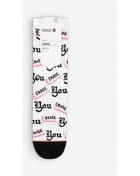 Stance Erase You Woven Socks - White
