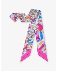 BVLGARI - Polychroma Shelley Printed Silk-Twill Scarf - Lyst