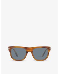 Persol - Po3306s Pillow-frame Tortoiseshell Acetate Sunglasses - Lyst