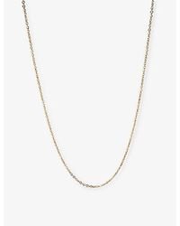 Monica Vinader - Super Fine 14Ct- Chain Necklace - Lyst