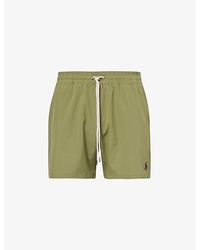 Polo Ralph Lauren - Traveller Logo-embroidered Stretch Recycled-polyester Swim Shorts Xx - Lyst