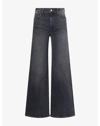 PAIGE - Anessa 31In Wide-Leg Denim Jeans - Lyst