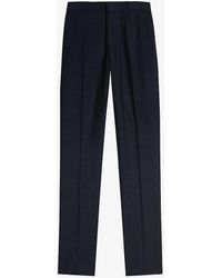 Ted Baker - Forbyts Regular-fit Straight-leg Stretch Wool-blend Trousers - Lyst