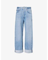 Citizens of Humanity - Ayla Wide-leg Mid-rise Recycled-denim Jeans - Lyst