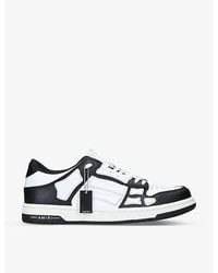 Amiri - Skel Panelled Leather Low-Top Trainers - Lyst