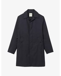 Sandro - Collared Waterproof Shell Coat - Lyst