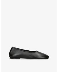 Dear Frances - Balla Strap Leather Ballet Flats - Lyst