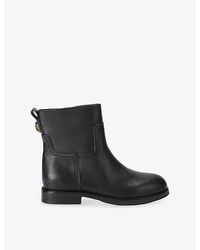 Kurt Geiger - Sloane Leather Ankle Boots - Lyst