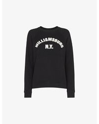 Whistles Beaute Logo Sweatshirt in Natural Lyst UK