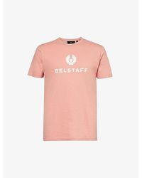 Belstaff - Signature Brand-motif Cotton-jersey T-shirt X - Lyst