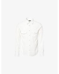 Tom Ford - Western Cotton Corduroy Shirt - Lyst