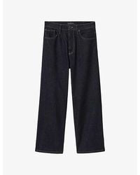 AllSaints - Sadie Barrel-Leg Mid-Rise Stretch-Denim Jeans - Lyst
