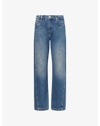 The Couture Club - Relaxed-Fit Straight-Leg Denim Jeans - Lyst