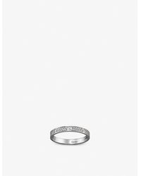 Cartier - Love Small 18Ct- And 0.19Ct Brilliant-Cut Diamond Wedding Ring - Lyst