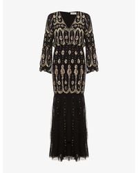 Phase Eight - Sasha Sequin-Embellished Woven Maxi Dress - Lyst