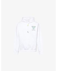 CASABLANCA - Tennis Logo-Print Cotton Hoody - Lyst