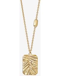 Astley Clarke - Terra Cherished 18ct Yellow Gold-plated Vermeil Pendant Necklace - Lyst