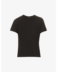 PAIGE - Cash Crewneck Cotton-blend T-shirt - Lyst