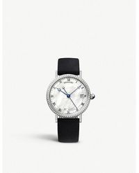Breguet - G9068bb52976dd00 Classique 9068 18ct White-gold, Mother-of-pearl And Leather Automatic Watch - Lyst