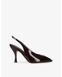 Neous - Hamal Patent-Leather Slingback Courts - Lyst