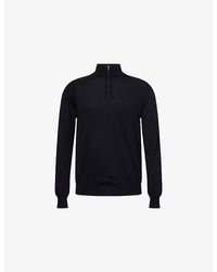 Sunspel - Sea Island Half-Zip Cotton And Cashmere-Blend Jumper - Lyst