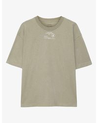 AllSaints - Raphy Logo-Print Short-Sleeve Cotton T-Shirt - Lyst