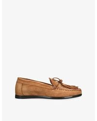 Steve Madden - Yaira Tassel Suede Loafers - Lyst