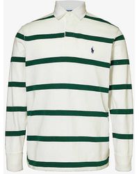 Polo Ralph Lauren - X Wimbledon Logo-embroidered Striped Cotton Shirt - Lyst
