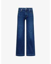 PAIGE - Leenah 32' Wide-Leg Denim Jeans - Lyst