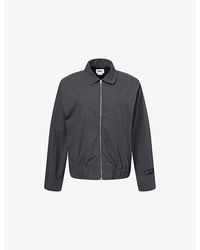 Obey - Thursday Plaid Check-Print Cotton-Poplin Jacket - Lyst