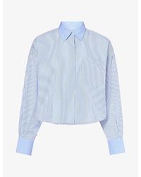 Rag & Bone - Marin Multi Stripe Cotton Shirt - Lyst