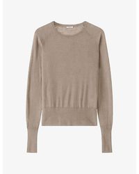 JOSEPH - Geras Long-Sleeved Cashmere Top - Lyst