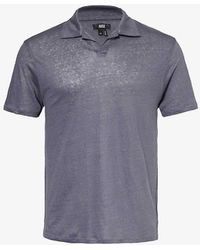 PAIGE - Shelton Relaxed-fit Linen Polo Shirt - Lyst