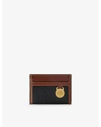 Mulberry - Continental Scotchgrain And Leather Credit Card Slip - Lyst