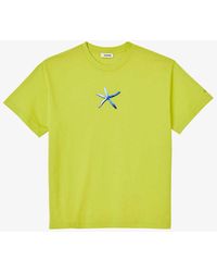 Sandro - Starfish-print Relaxed-fit Cotton T-shirt - Lyst
