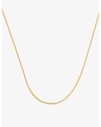 Missoma - Rope Medium 18Ct Vermeil Chain Necklace - Lyst